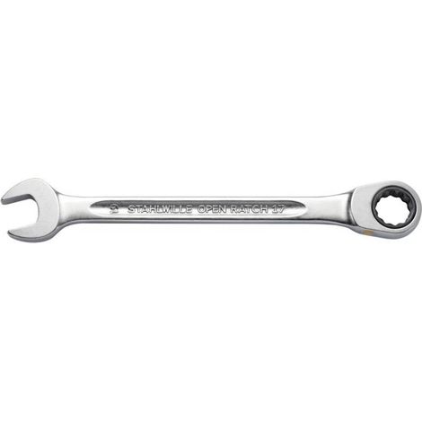 Stahlwille 40172424 17F 24 FLACH Chiave a cricchetto combinata Misura (metrica) 8 - 19 mm (1/2)