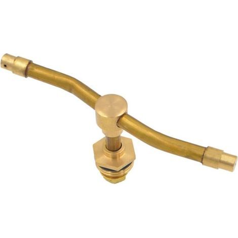 Garden Sprinkler Brass Sprinkler Garden Sprinkler Sprayer for 360 Degree Heavy Duty Lawn Watering Accessories (Double Fork) (1/5)