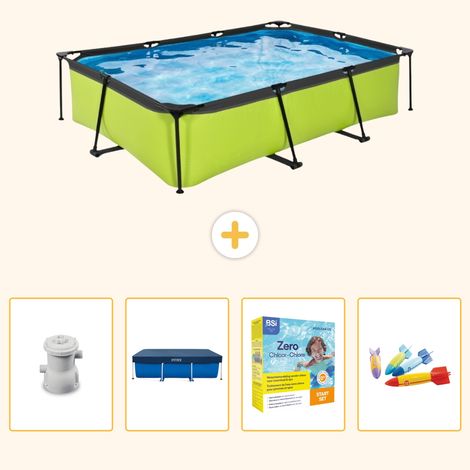 Exit-toys Piscine Exit Rectangulaire - 300x200x65 cm - 5-pièces  S231 (1/5)