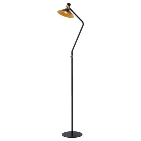 Lampadaire Lucide Pepijn métal noir 1xE14 40W 145cm