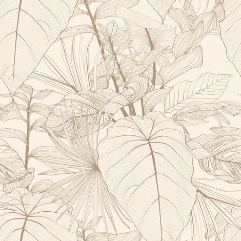 Papier peint panoramique - Feuilles - 325 cm x 325 cm (1/2)