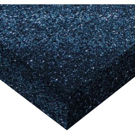 DIMEXACT - Rouleau adhésif bleu roi pailleté - 122 cm x 1.5 m - En Rouleau