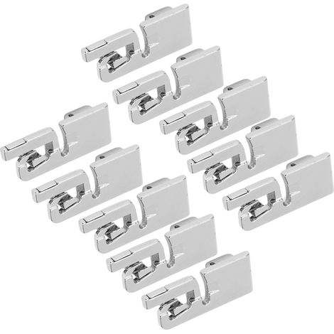 Pied de Biche Ourlet Roulé en Acier Inoxydable 10 Pièces - Accessoire Machine à Coudre (1/5)