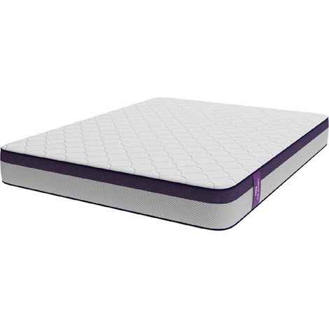 Cecotec Colchón Viscoelástico ViscoSense Flow PureVital 3900 200x200. Multicapa Altura 25 cm Firmeza Alta Núcleo FoamVital Doble Cara Dual System (1/4)