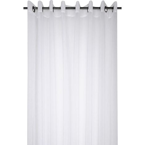 Voile Stof Ontario 135x260cm Blanc 100% Polyester - Stof