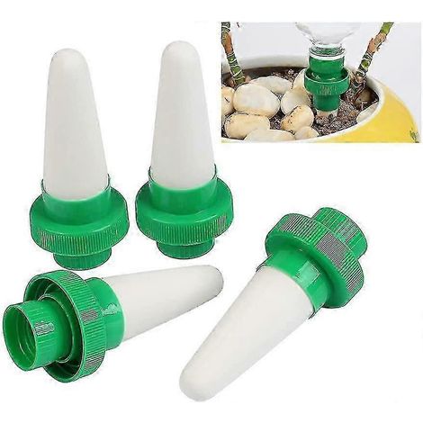 【02】Système d'irrigation automatique 4 pouces avec diffuseur d'eau conique en céramique pour jardin et plantes en pot (1/5)