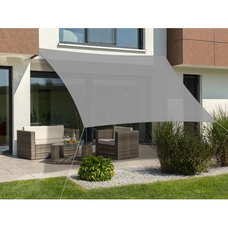 Sonnensegel Teneriffa 500x500 cm silbergrau (1/4)