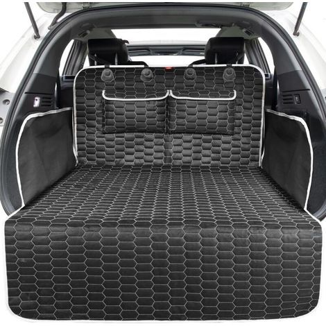 1 Housse De Protection Coffre Voiture Chien Imperméable Antidérapant 2 Poches Pour SUV Et Camionnette (1/5)