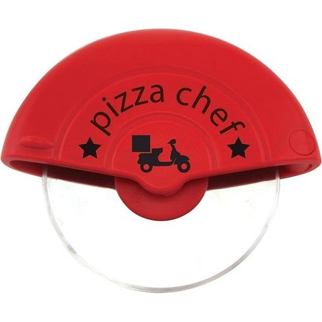 Cortador de pizza de acero con mango plástico 13,5 cm