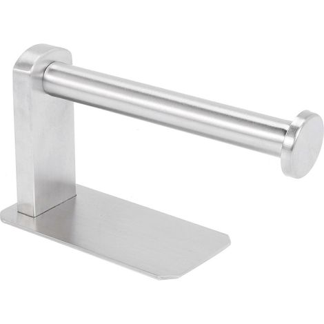 Porte-papier toilette auto-adhésif en acier inoxydable 304, sans perçage. (1/5)