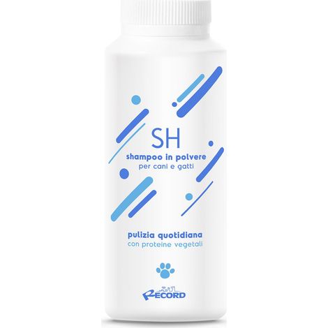 Shampoo in polvere pulizia quotidiana per cani e gatti 120 ml