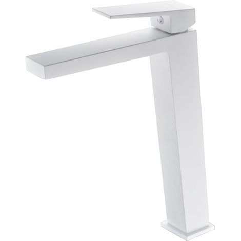 Grifo de lavabo alto Art blanco mate [ IMEX® ]