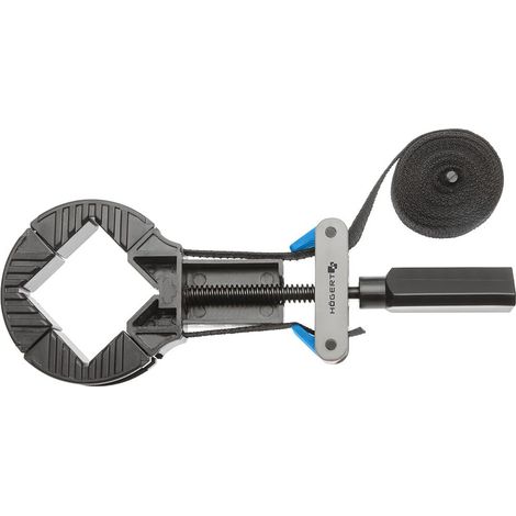 Hogert HT3B963 - Correa de sujeción ajustable para esquinas