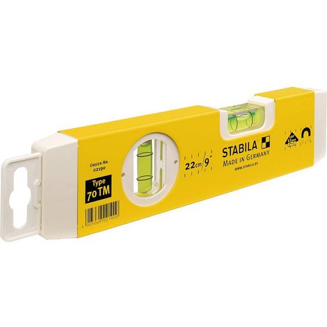 Livelli a bolla Tipo 70 TM, 22 cm STABILA 2190