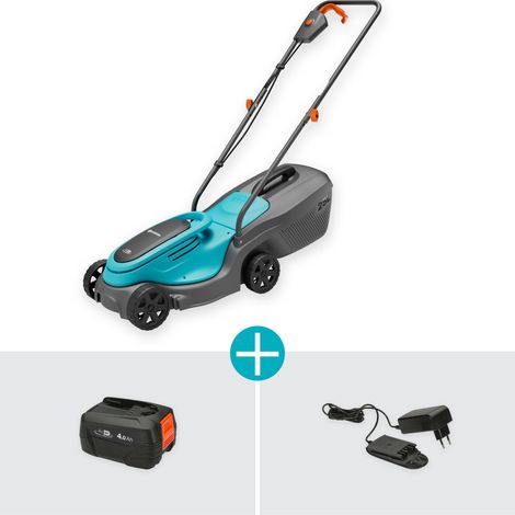 GARDENA Tagliaerba a batteria 18V PowerMax, superfici fino a 150 m2, larghezza taglio 30 cm, batteria inclusa POWER FOR ALL (14630-20) (1/2)