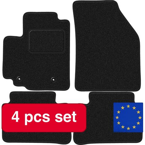 Autoteppiche, präzise Passform, kompatibel mit Suzuki Splash, Luxus-Umrandungsdesign, schwarz (1/5)