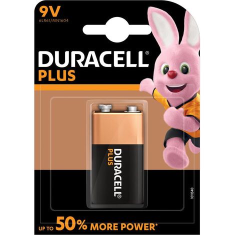 Batteria Alcalina Duracell MN1604 9V Blister 1 pezzo 302420000 (1/5)