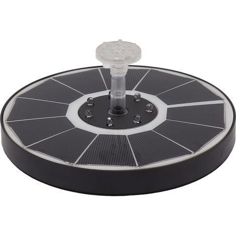 Fontaine Solaire, Lumière de Fontaine Solaire 900mAh 3.5W ABS (Buse transparente) (1/5)