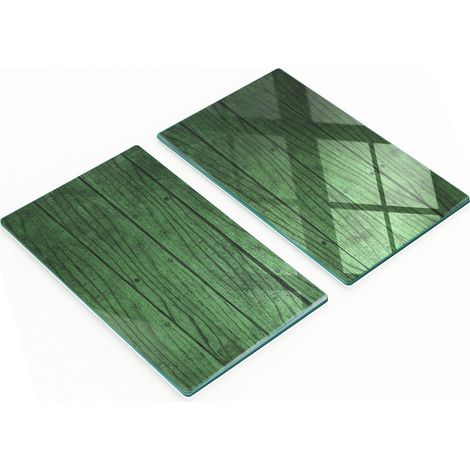 Tableros de vidrio resistentes a los ara帽azos, tableros de madera verdes, 2x30x52 cm