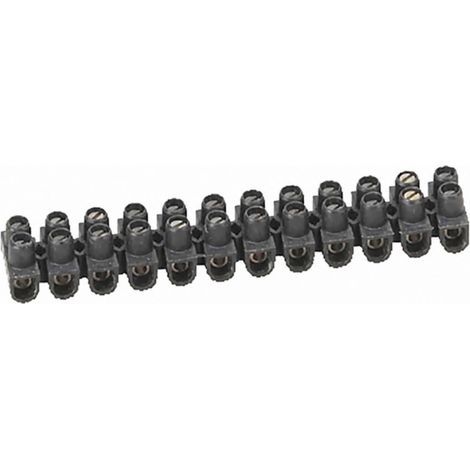 Morsettiera Nylbloc nero 2,5 mm².