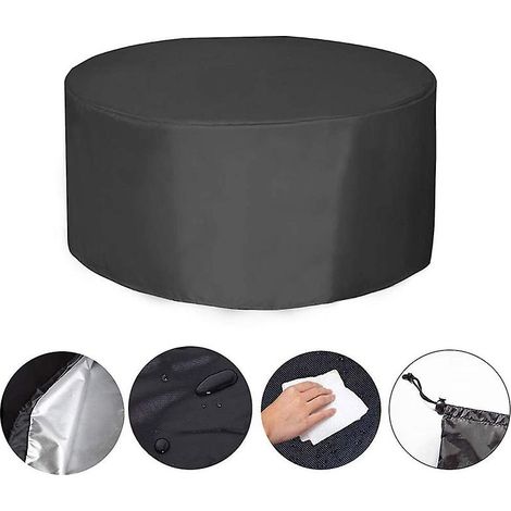 Housse ronde imperméable pour mobilier de jardin (230 x 110 cm) (1/5)
