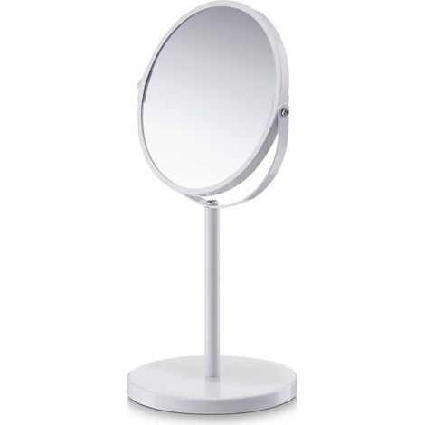 Miroir de maquillage, grossissement x3, blanc, ZELLER