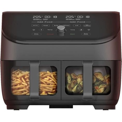 Freidora de aire Instant Vortex Plus Dual capacidad 7,6L tecnología ClearCook (1/3)
