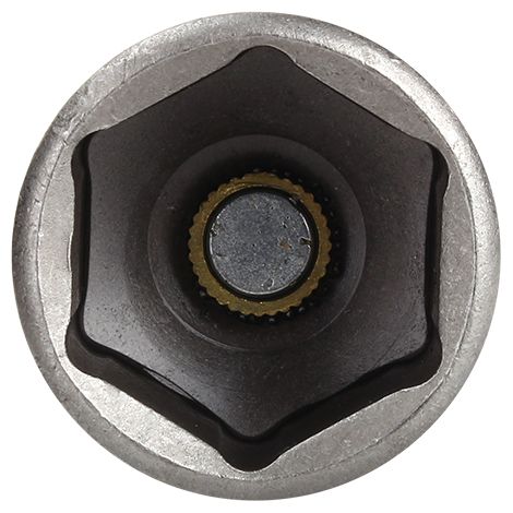 Insert de tournevis hexagonal à tige de 1/4" (65 mm) de long avec champ magnétique puissant pour perceuses et tournevis électriques (19 mm)