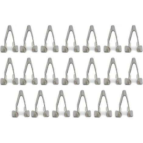 20 clips de fixation métalliques pour garnitures intérieures de véhicules - QH (1/5)