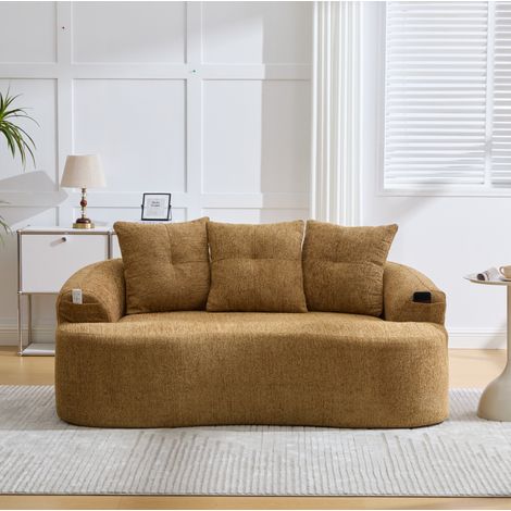 2-Sitzer Sofa aus Chenille 164x92x60 cm OKMYHOME (1/5)