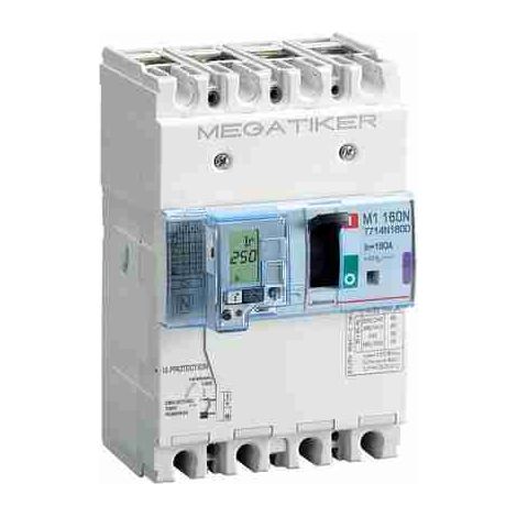 BTIT714N160D Interruttore scatolato MEGATIKER M1 160N magnetotermico 3P+N/2 - In= 160A - Icu 50kA