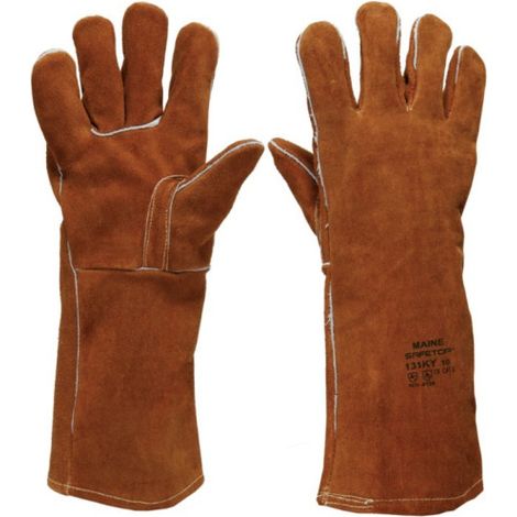 12 pares de Guantes de Soldador Maine (Talla 10)