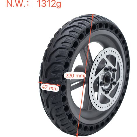 Xiaomi M365 8.5 inch electric scooter with integrated 5-hole wheels and tires (8.52 honeycomb pattern). (1/4)