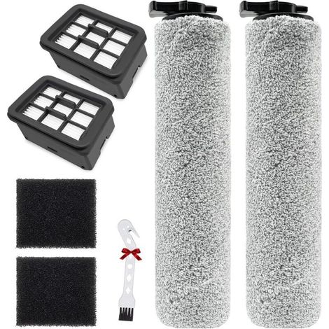 Zubehör für den BISSELL CrossWave HF3 3598N Nass- und Trockensauger: 2 rotierende Bürsten + 2 HEPA-Filter + 1 Bürste (1/5)