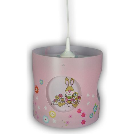 Kinderzimmer Deckenleuchte Lampenschirm drehend Motiv Bungee Bunny (1/5)