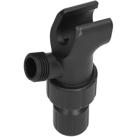 Soporte universal negro para brazo de ducha, para cabezal de ducha de mano, soporte de montaje ajustable para brazo de ducha. (1/5)