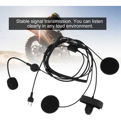Casque moto Bluetooth avec intercom intégré et compatibilité radio ICOM IC-F21