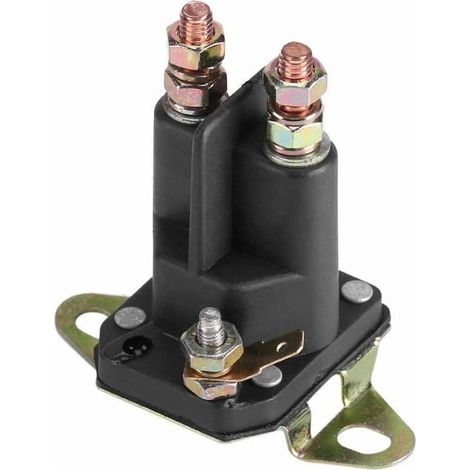 Solénoïde, solénoïde de démarrage universel 3 pôles 12V pour MTD 109946 146154 1753539 AM138497 accessoires de tondeuse à gazon solénoïde de démarrage(33-331) (1/5)