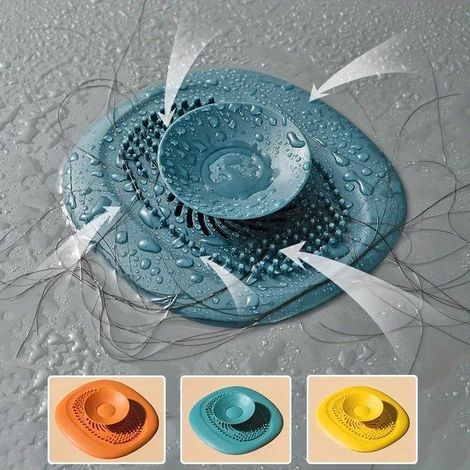 Filet Filtration Drain – 10 cm – Anti-Cheveux – Facile Nettoyage – Lavabos/Douches – Durable (1/5)