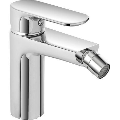 Miscelatore bidet in ottone cromato con piletta click clack Kreo (1/2)
