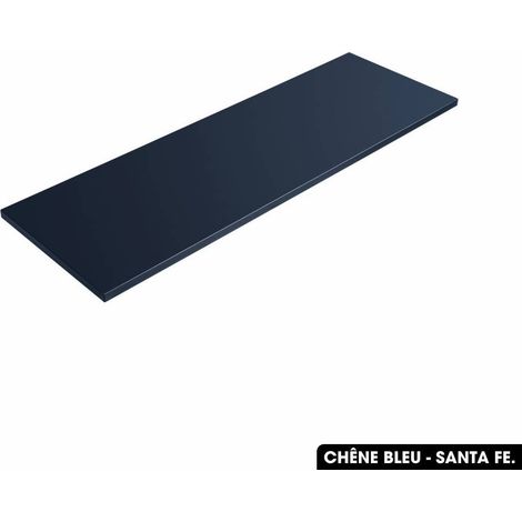 Plan de vasque en bois CHÊNE BLEU - SANTA FE L.180 x P.46 x H.2,5 (1/4)