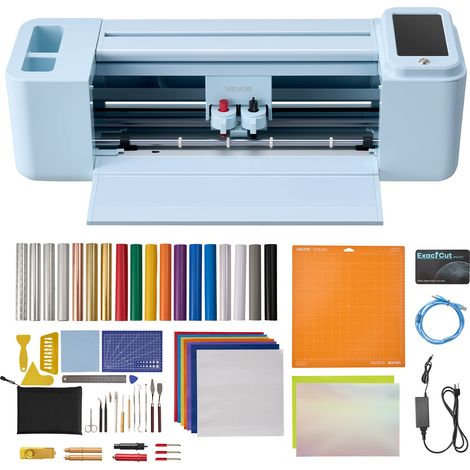 VEVOR Vinylschneidemaschine 30 cm, Schneideplotter/Plottermaschine mit Touchscreen & Material- und Werkzeugsatz, Kompatibel mit Mac/Windows/Android/iOS, für Bastelarbeiten, Karten & Wohnaccessoires (1/5)