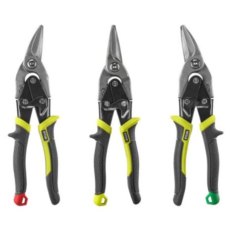 Jeu de 3 cisailles aviation RYOBI - RHAS3PC (1/5)