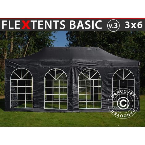 Tente pliante Chapiteau pliable Tonnelle pliante Barnum pliant (1/5)