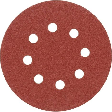 Schleifscheiben 125 mm, P36, mit 8 Löchern, 5er-Set. 08573 vorel