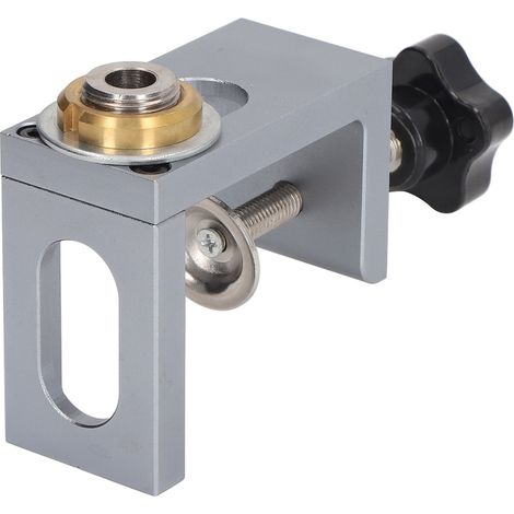 Holzbohrlehren-Set, Schnellspann-Lochpositionierer, präzise Führung aus Aluminiumlegierung, robuste Dübellehre (1/5)