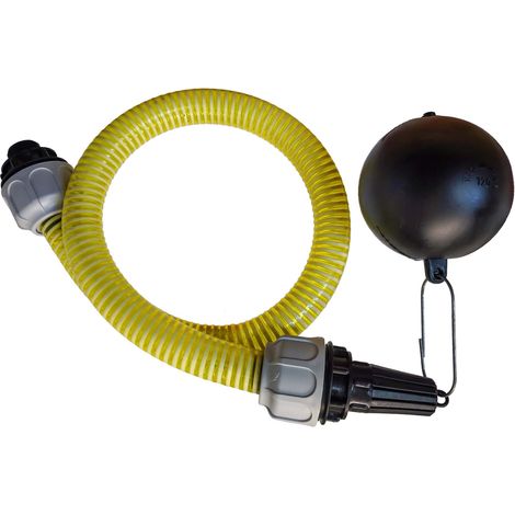 tecuro schwimmende Entnahmegarnitur mit 1,1 m Saugschlauch, Filter und Schlauchverbinder (1/5)