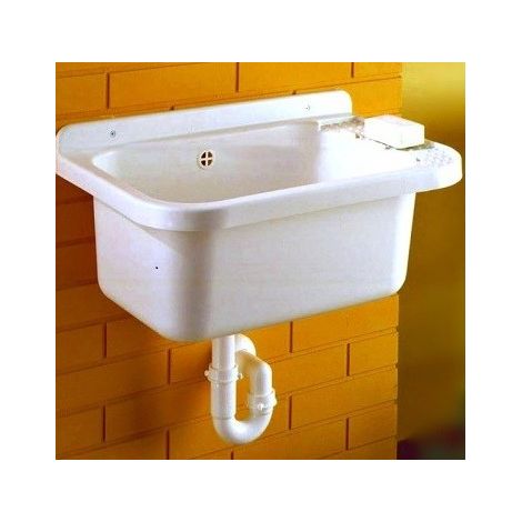 Pilozzo in resina 58,7 x 37,5 x 25,3 bianco (1/2)