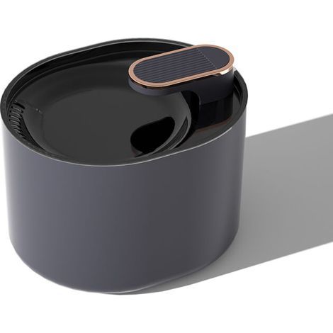 Lntyq Distributeur d'eau automatique électrique intelligent pour animaux de compagnie à faible bruit avec grande capacité de 3 L/101 OZ pour chats et petits chiens(bleu foncé, fontaine à eau) (1/5)
