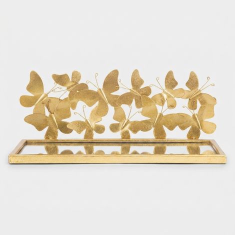 WALL BEDSIDE/SHELF BUTTERFLIES SET 2 PCS CM 43X19,2X16,5 (1/5)
